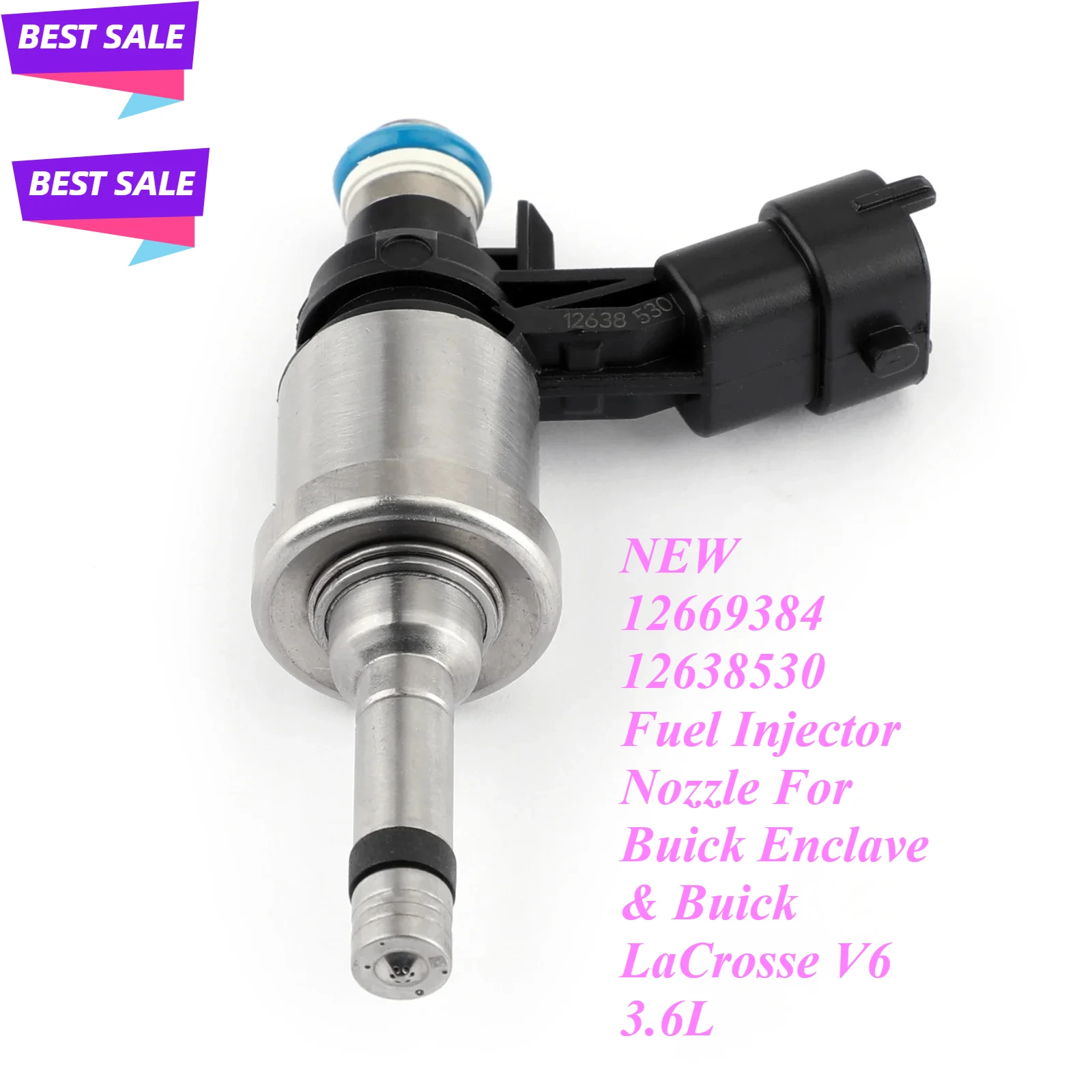 

NEW 12669384 12638530 Fuel Injector Nozzle For 2009-2011 Buick Enclave & Buick LaCrosse V6 3.6L