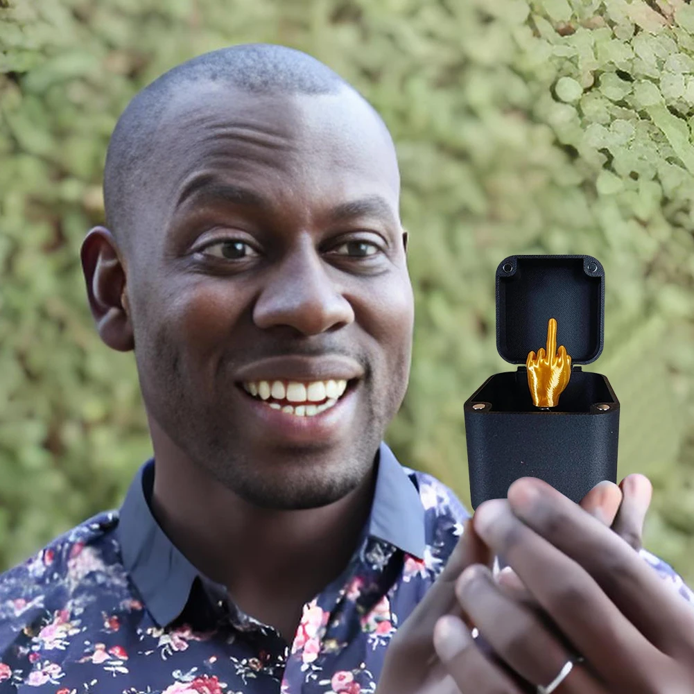 Pudełko Niespodzianka z Środkowym Palcem Złośliwe Pudełko Niespodzianka z Środkowym Palcem Prezent dla Dorosłych