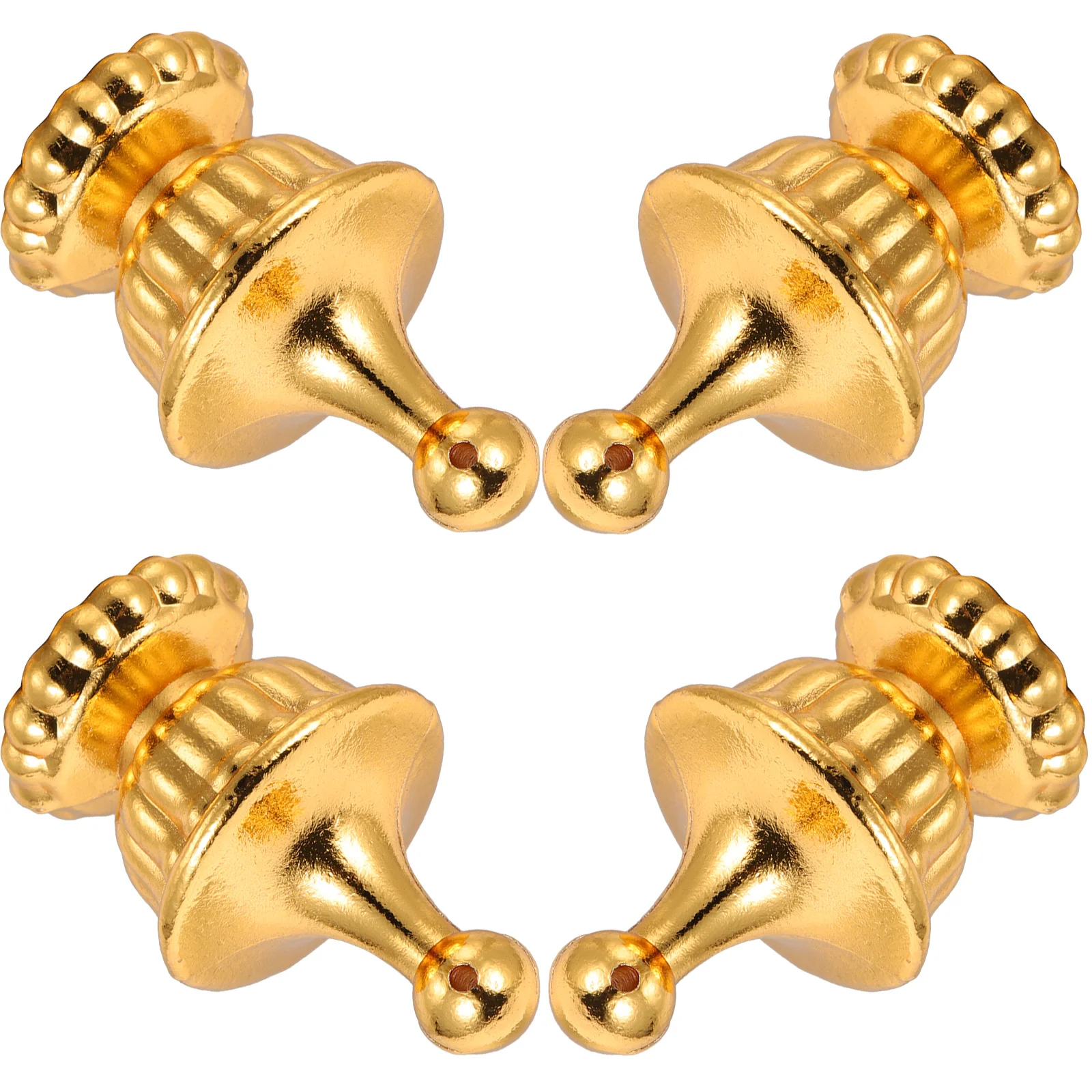 

4 шт. золотой колпачок для лампы, украшение для пола, детали абажура для стола, цинковый сплав, ретро украшения