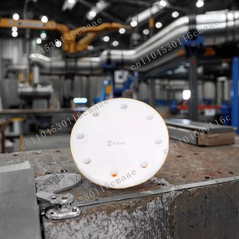 PVDF Blind Flange, Plastic Blank Flange, Kynar PVDF Pipe Cap Flange for Chemical Piping Systems