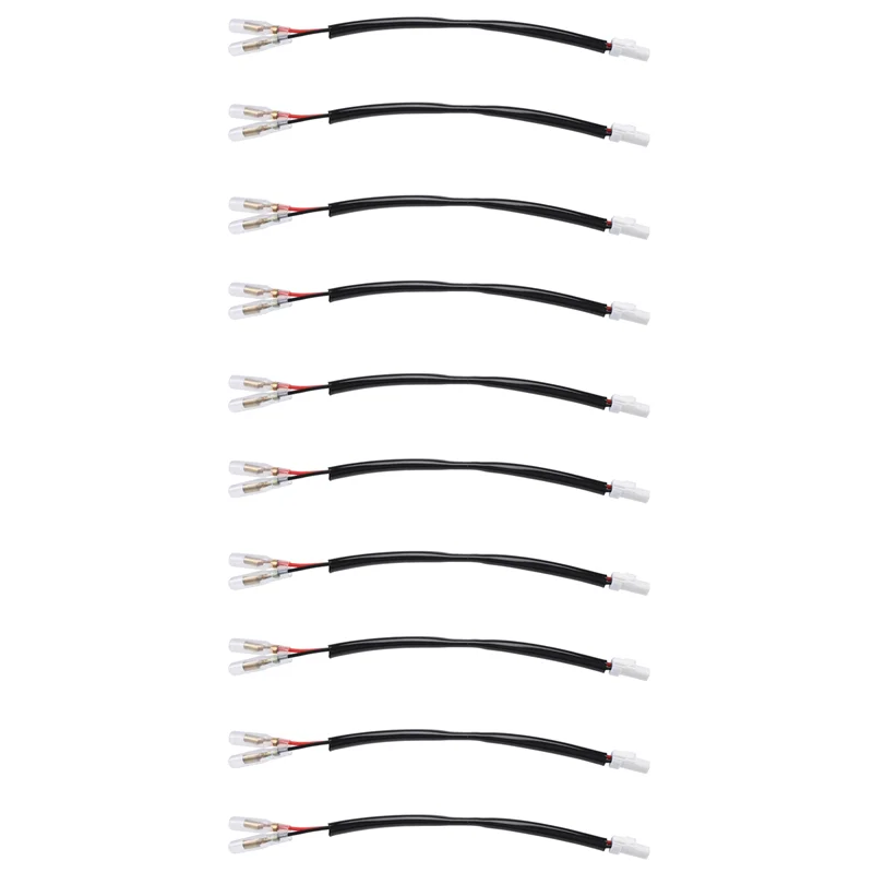 【Superdeals】10 قطعة دراجة نارية بدوره إشارة الأسلاك تسخير موصل بدوره إشارة محول القابس ل