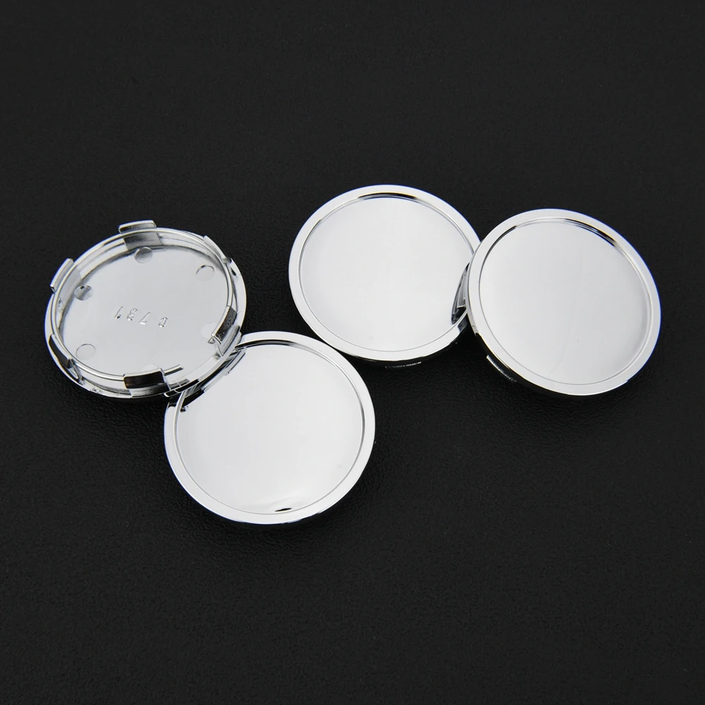 4PCS JDM Sport Wheel Cap 65mm OD & 60mm Clip WORK Rim Caps Wheel Center Caps Car Cover Hub Cap Black & Silver & Red