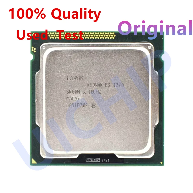 100% Original Xeon E3-1270 3.4 GHz Quad-Core CPU Processor 8M 80W LGA 1155