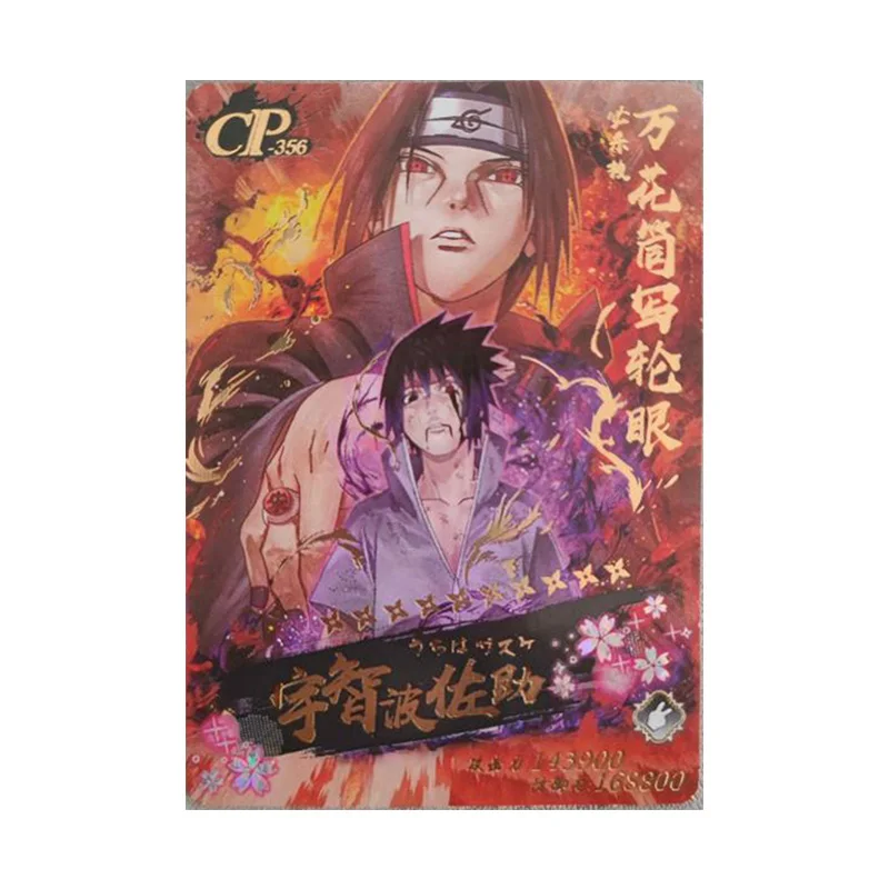 Anime NARUTO Rare CP Refraction Foil Uchiha Obito Hatake Kakashi Toys for boys Collectible Cards Christmas Birthday Present