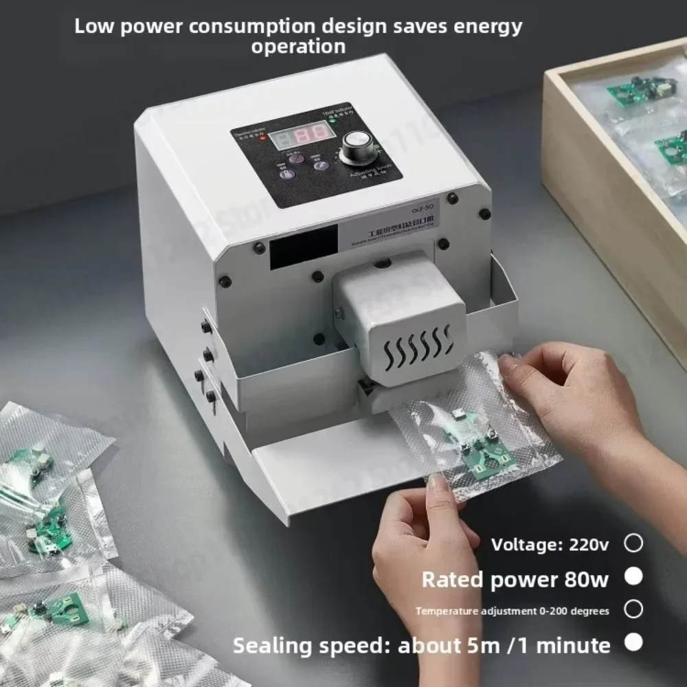 Commercial Automatic Bag Sealing Machine Plastic And Aluminum Foil Pouch Sealer For Tea Mooncake Egg Yolk Pastry Nougat