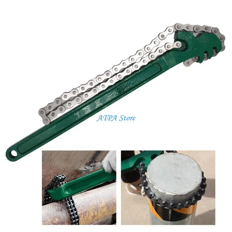 U13C Adjustable Car Engine Oil Filter Chain Grip Wrench Remover Tool Car Repair