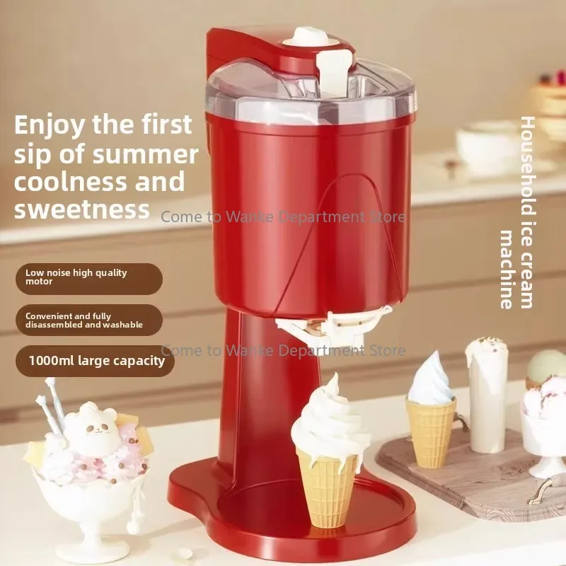 

Compact Small Ice Cream Machine: Perfect for Homemade Frozen Treats, Ideal for Small Kitchens & Family Use