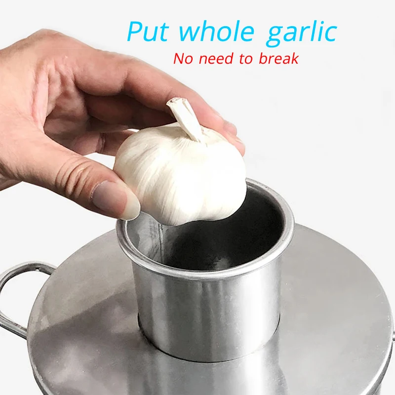 110/220v elektrische Knoblauch schälmaschine, die Edelstahl für die automatische Steuerung des Getreide abscheiders schält