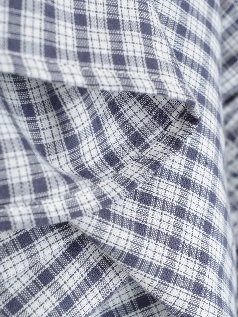 Minivestido Babydoll con botones y tirantes tipo camisola para mujer en cuadros