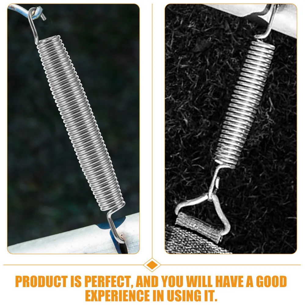 1Set Multi Use Trampoline Replacement Springs Galvanized Steel Extension Springs for Outdoor Trampoline Fixing Repair and