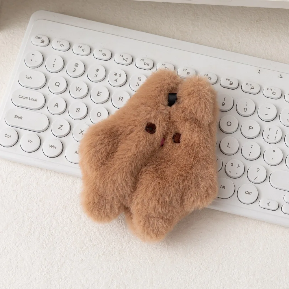 น่ารักซิปตุ๊กตากระต่ายเหรียญลิปสติกเก็บคีย์เหรียญเงินกระเป๋าหูฟังตุ๊กตาสัตว์กระเป๋าเด็ก