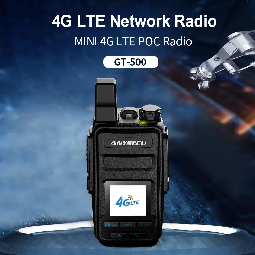 GT-500 4G เครือข่ายวิทยุ Ptt วิทยุระบบ Linux GT500 ยาว 4G/3G/2G Walkie Talkie Realptt วิทยุ