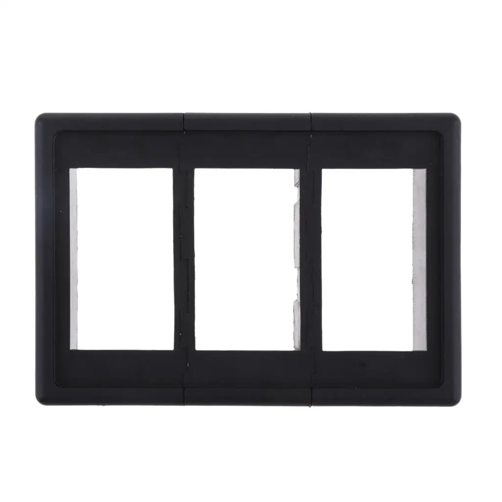 

Car Truck EV Boat Marine Switch Panel Holder Housing 3 Gang Plastic