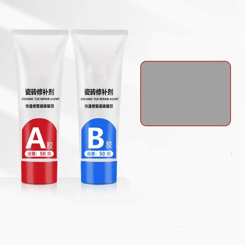 100g Tile Repair Agent Kit Paste Tile Ceramic Porcelain Repair Marble Floor Toilet Washbasin Crack Damage Break Caulk Repair