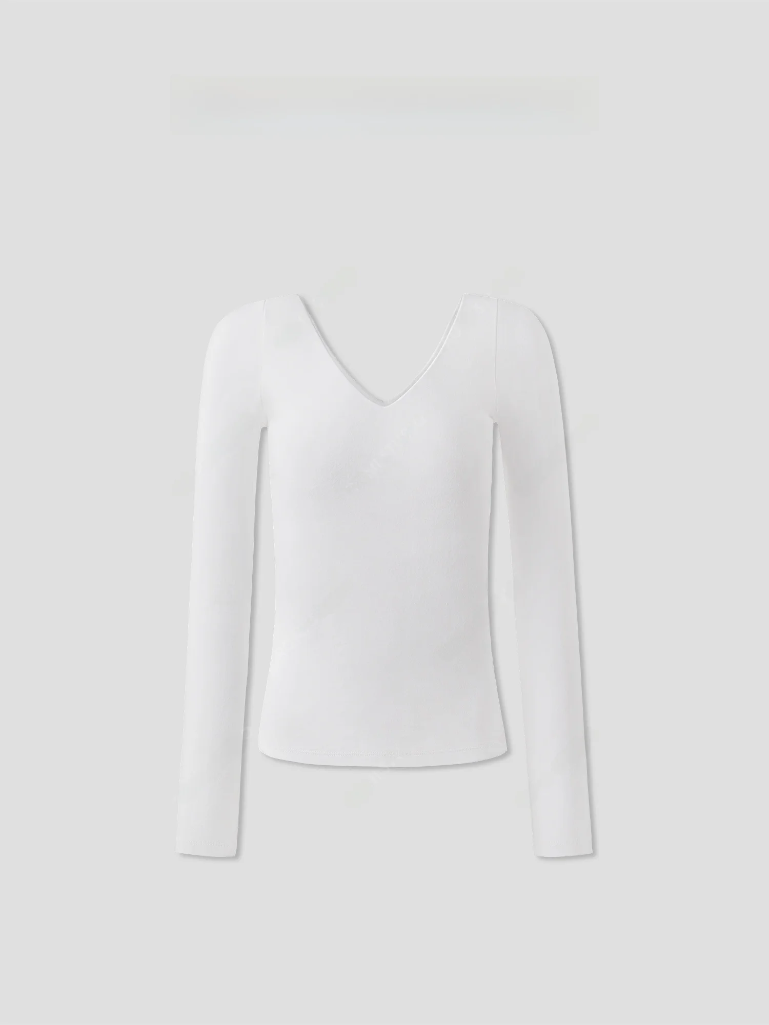 

Легкая и комфортная футболка ROMI STUDIO из смесового хлопка с V-образным вырезом, влагоотводящая, для лета...