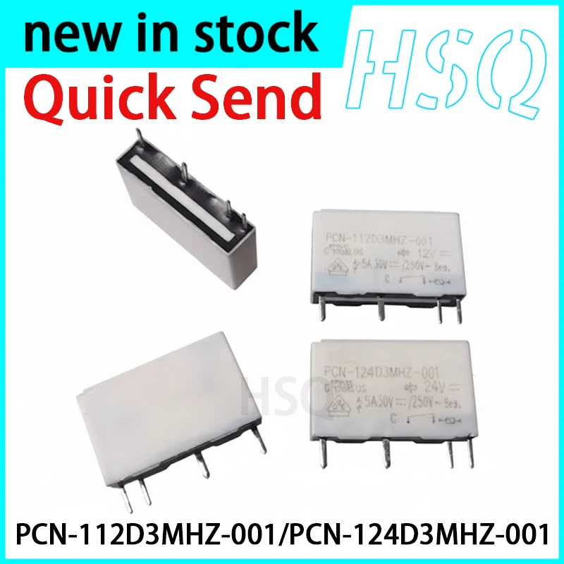 1PCS New PCN-112D3MHZ-001 PCN-124D3MHZ-001 4-pin 5A Relay