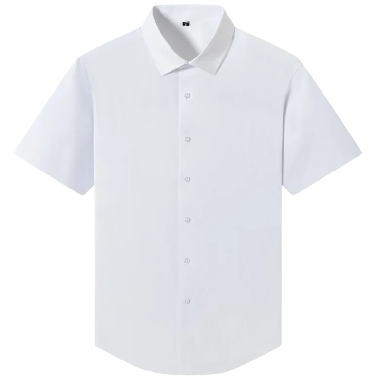 

High-end 8XL Modal Blue White Work white Shirts Men Long Sleeve Men Shirt Short Sleeve Easy Care Men Shirt Long Sleeve Slim Fit