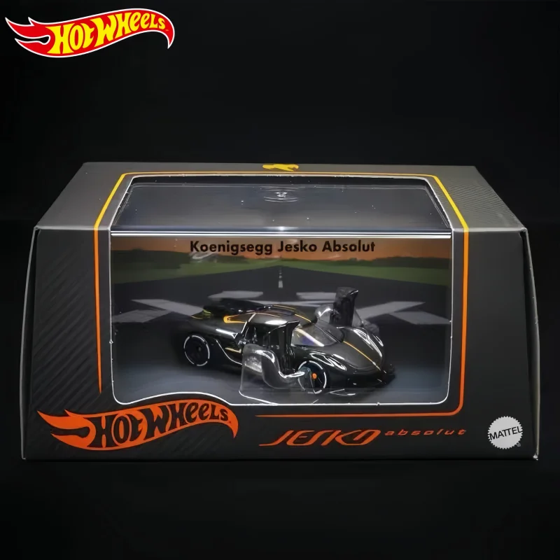 Hot Wheels RLC Koenigsegg Jesko Absolut 1/64 Alloy Die-Cast Supercar Model Static Collectible Desktop For Car Fans Ornament Gift