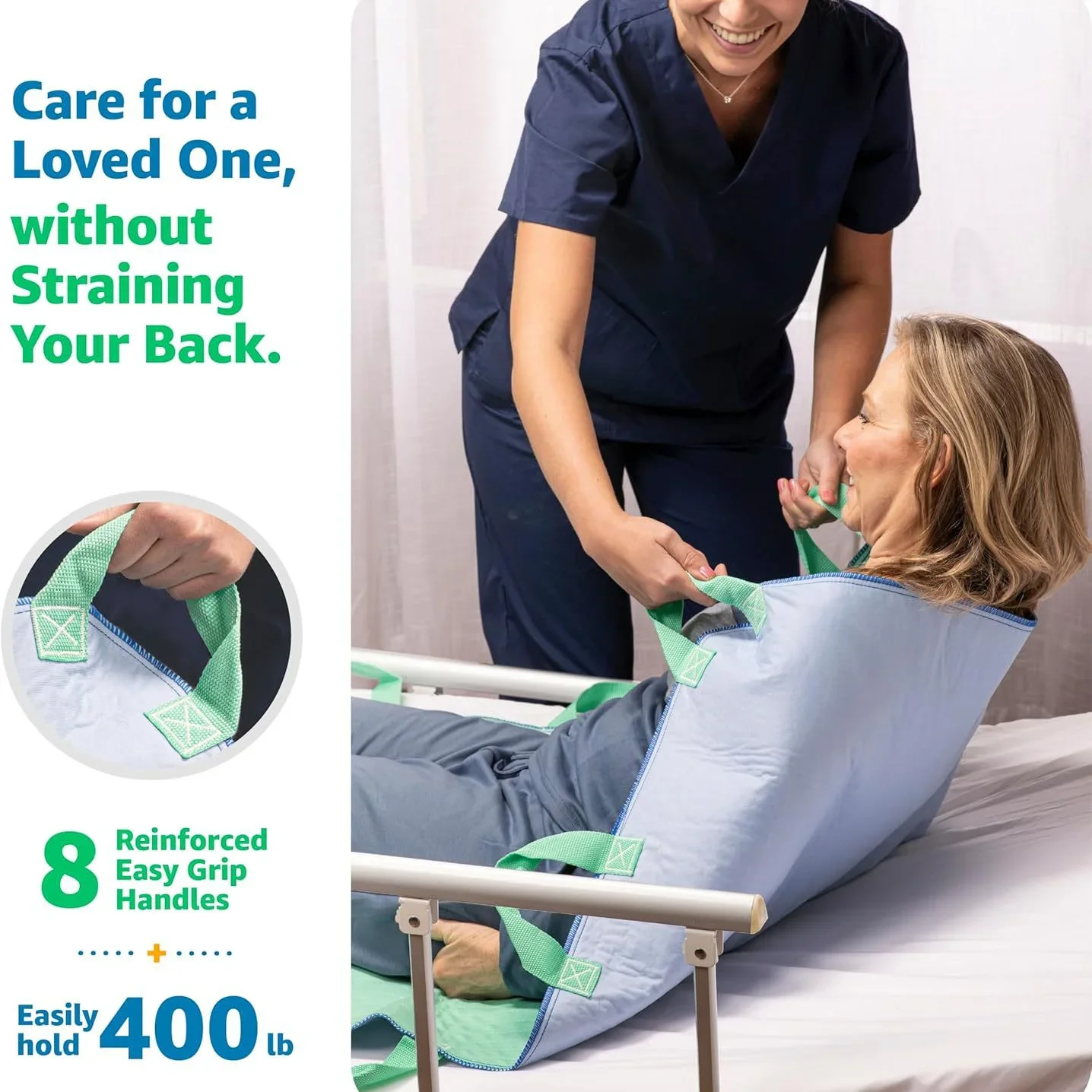 Elderly Incontinence Urinary Pads With Reinforced Handles Washable Diaper Pads Paralyzed Bed Rest Thick Displacement Flip Pad