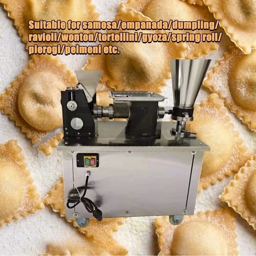 Automatic Big Mini Maquina Hacer De Pierogi Pelmeni Ravioli Samosa Spring Roll Dumpling Empanada Maker Fold Making Machine