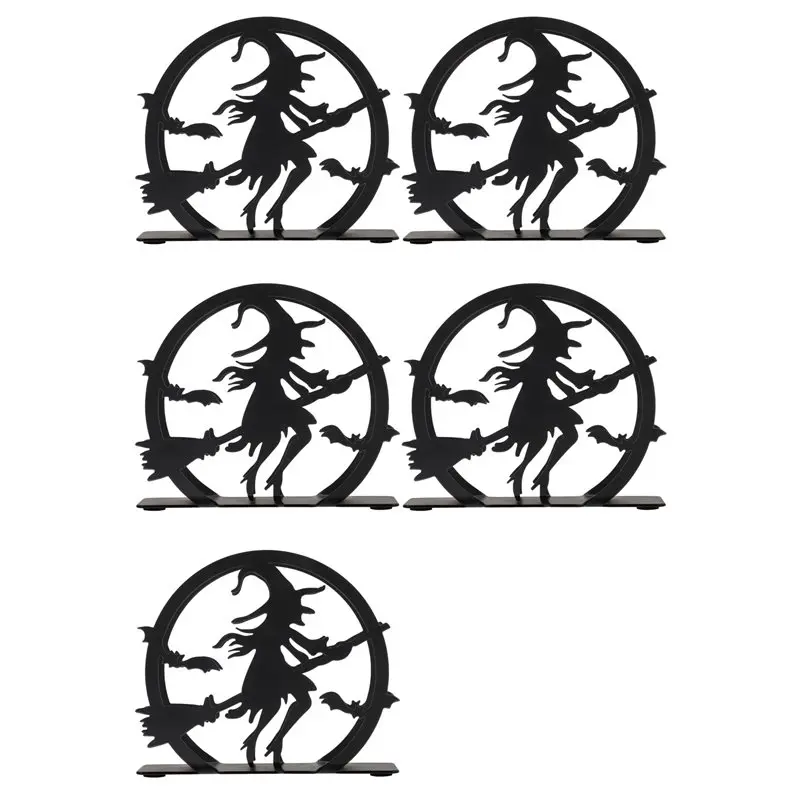 

ABGR-5X Подставка для салфеток на Хэллоуин, настольный органайзер для салфеток в виде ведьмы, для обеденного стола