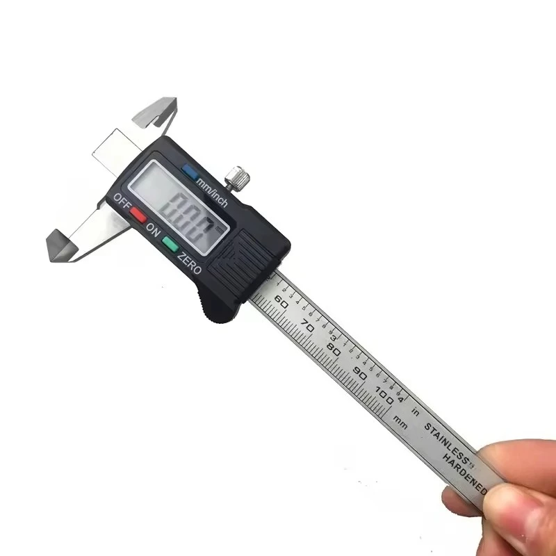 LCD High Precision Calipers Portable 0-100mm/4 Stainless Steel Digital Calipers