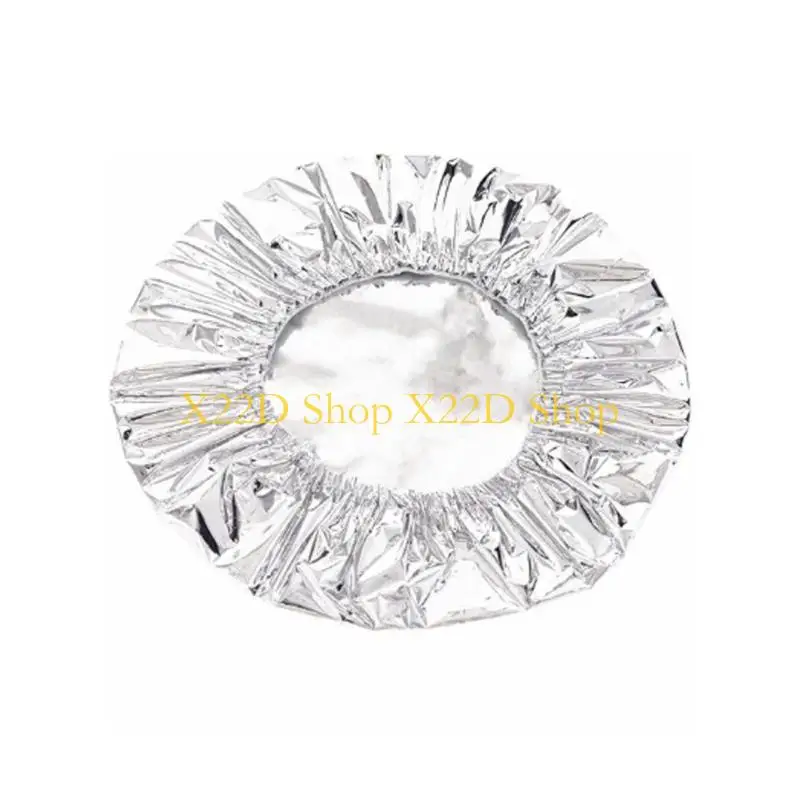 X22D Flexible Reusable Aluminum Foil Covers Foldable Microwave Safe Insulation Cover Kitchen Accessory