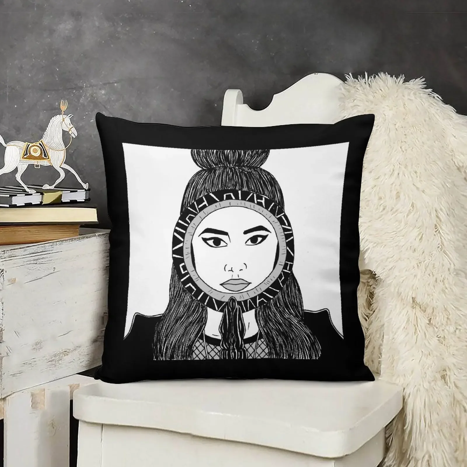 

Nico Minoru Throw Pillow Decorative pillowcase Pillow Cases Pillows Aesthetic pillow