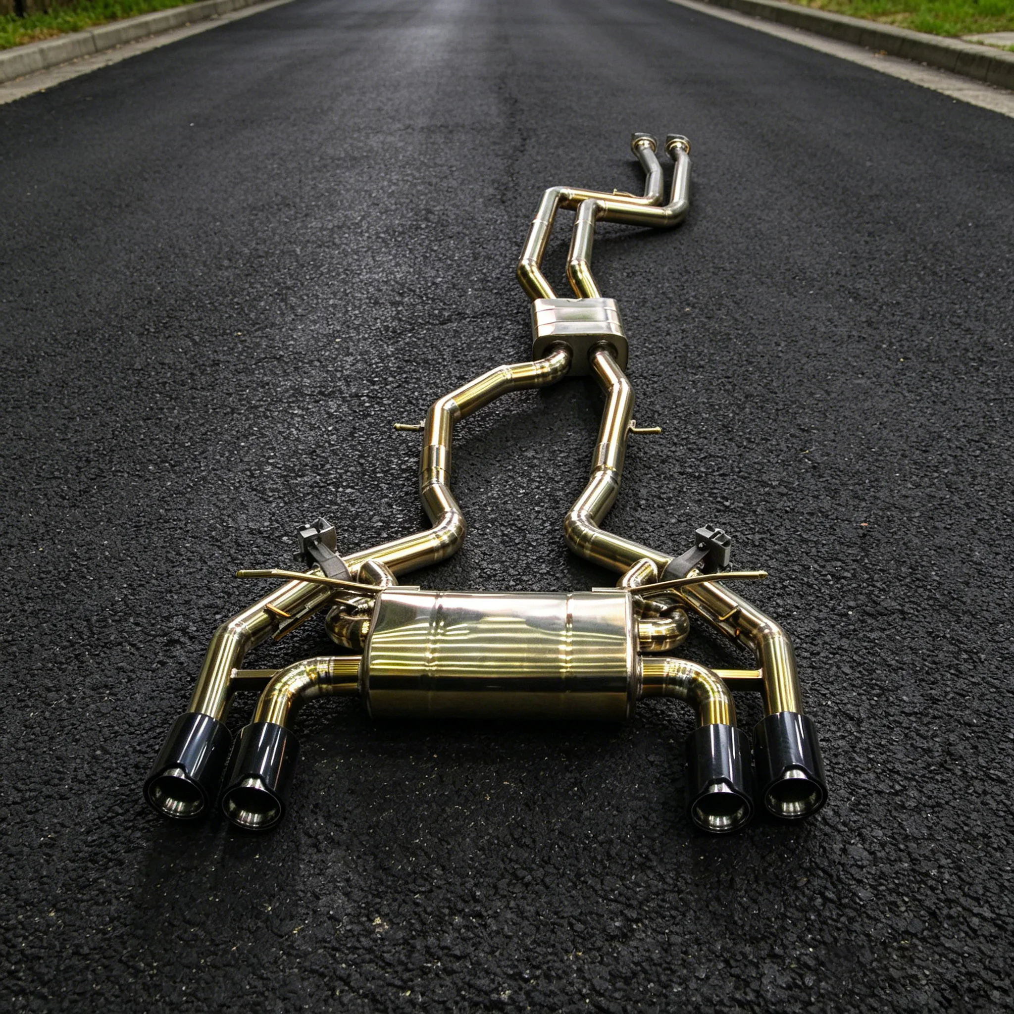 

Automotive Premium with Valve Catback Exhaust Tailpipe Exhaust System for BMW M2C S55 3.0T 2018-2022 Stainless Steel Exhaust