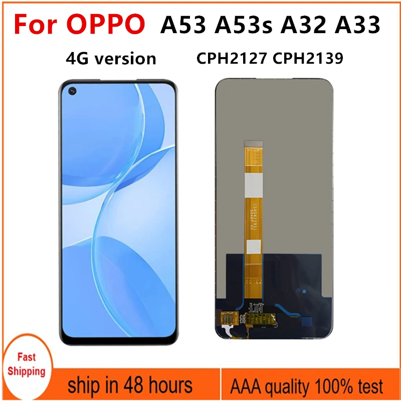 

6.5" For OPPO A53 A53 s 2020 CPH2127 CPH2139 LCD Display Screen Touch Digitizer Replacement For OPPO A32 A33 4G Screen