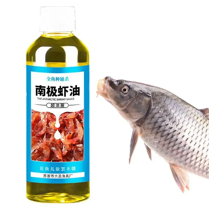 고농축 강한 냄새 남극 새우 미끼, 물고기 미끼 유인 강화제, 야생 낚시 크릴 오일 미끼, 60ml