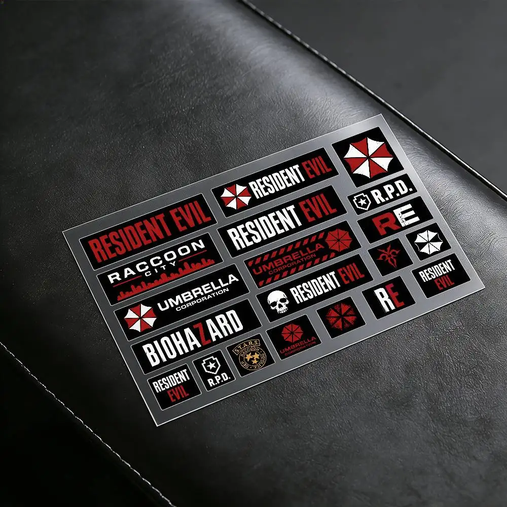 Umbrella Corporation Stickers Auto Body Bumper Windows Motorcycle Laptop Walls Vinyl Decal Car Tuning Accessories - view 5