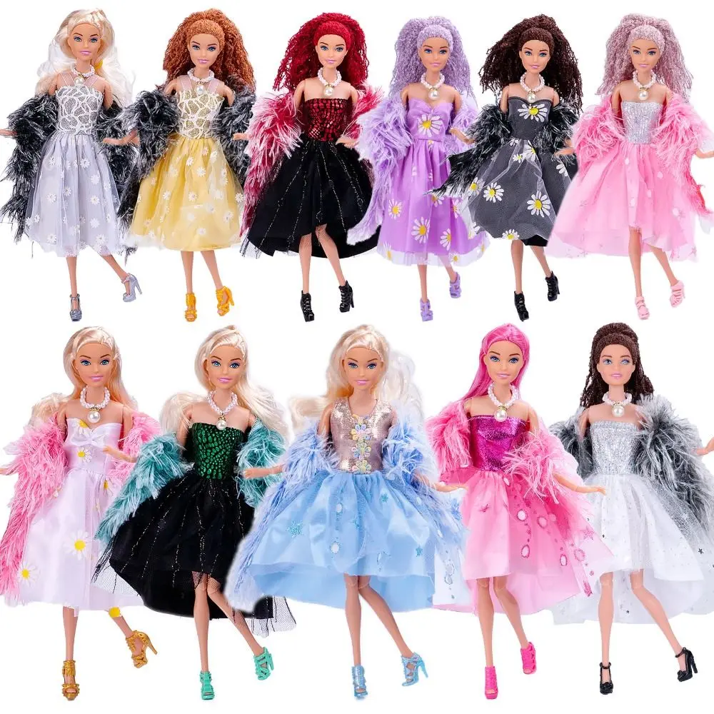 Fashion Elegant Party Clothes Casual Wears Princess Dresses Suit for 30cm /for 1/6 BJD Dolls/for 11.5" Dolls