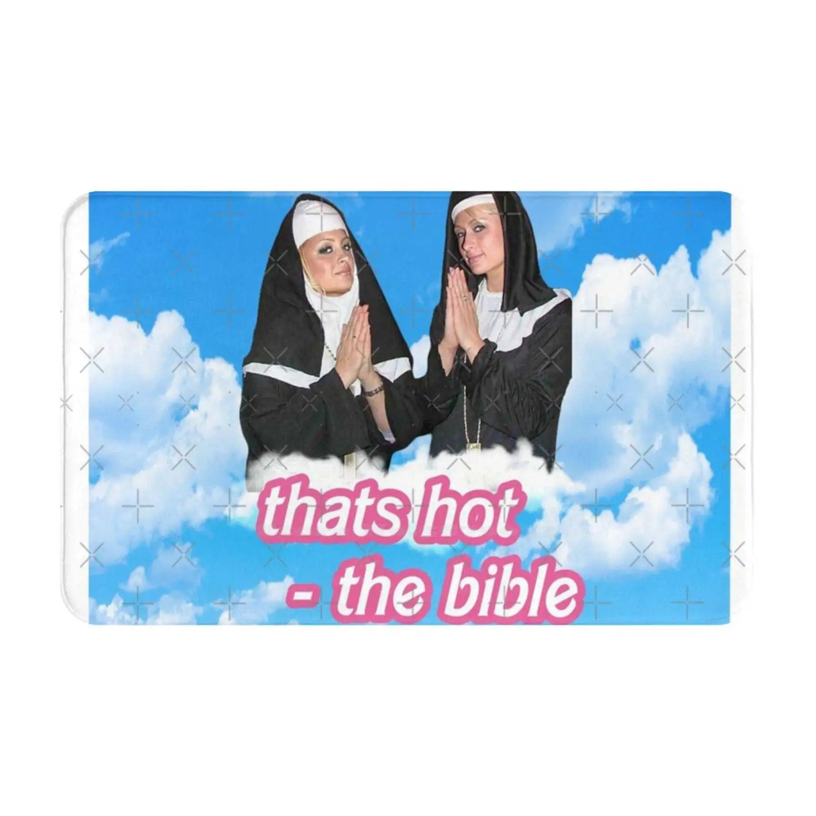 That'S Hot-The Bible Soft Cushion Car Home Carpet Door Mat Thats Hot The Simple Life Y2K Aesthetic 2000S Aesthetic