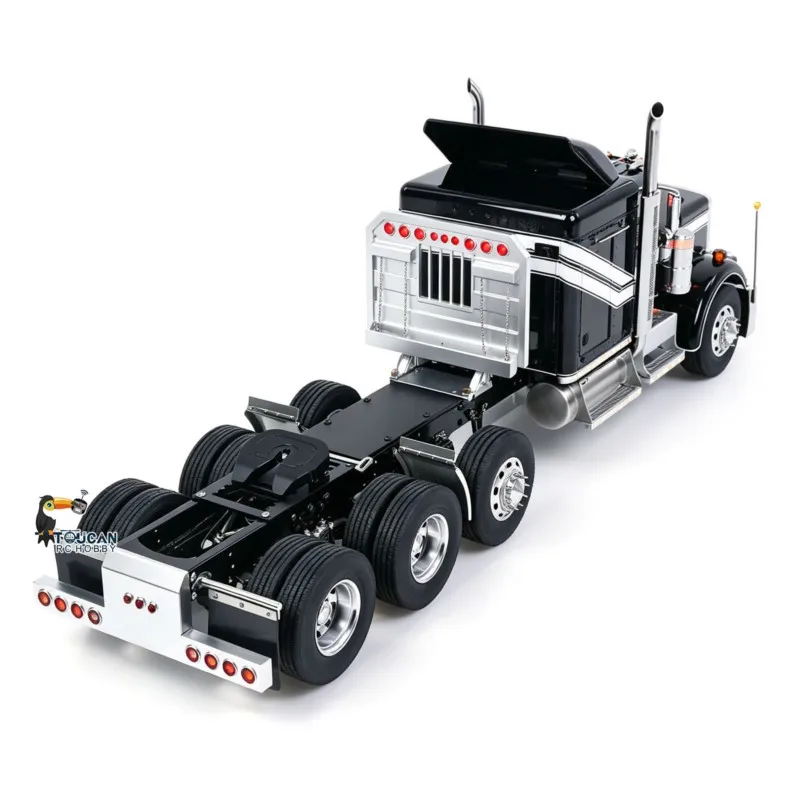 Toy TOUCAN RC Tractor Truck 56344 Grand Hauler 1/14 8X6 Metal Chassis 3-Speed Liftable Axle Differential Lock Light Sound Smoke