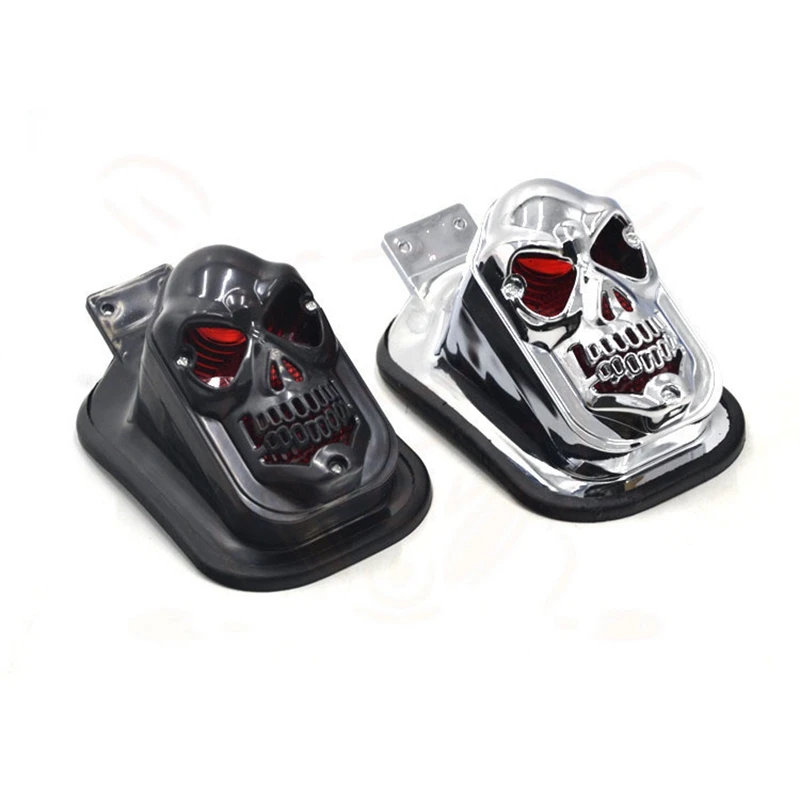 

Motorcycle Brake Light Tail Light Skull Light Warning Signal Light For Prince-T45C