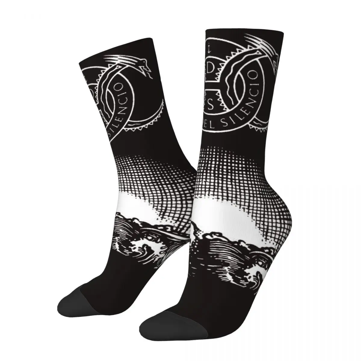 

HEROES DEL SILENCIO Essential Unisex Winter Socks Hip Hop Happy Crew Socks Street Style Crazy Sock