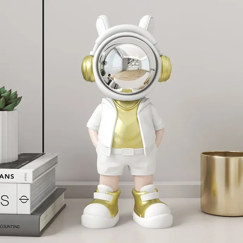 Spaceman Astronaut Ornaments, Small Crafts, Living Room, Room, Room, Wine Cooler, Home Decorations, Desktop, Creative Gift