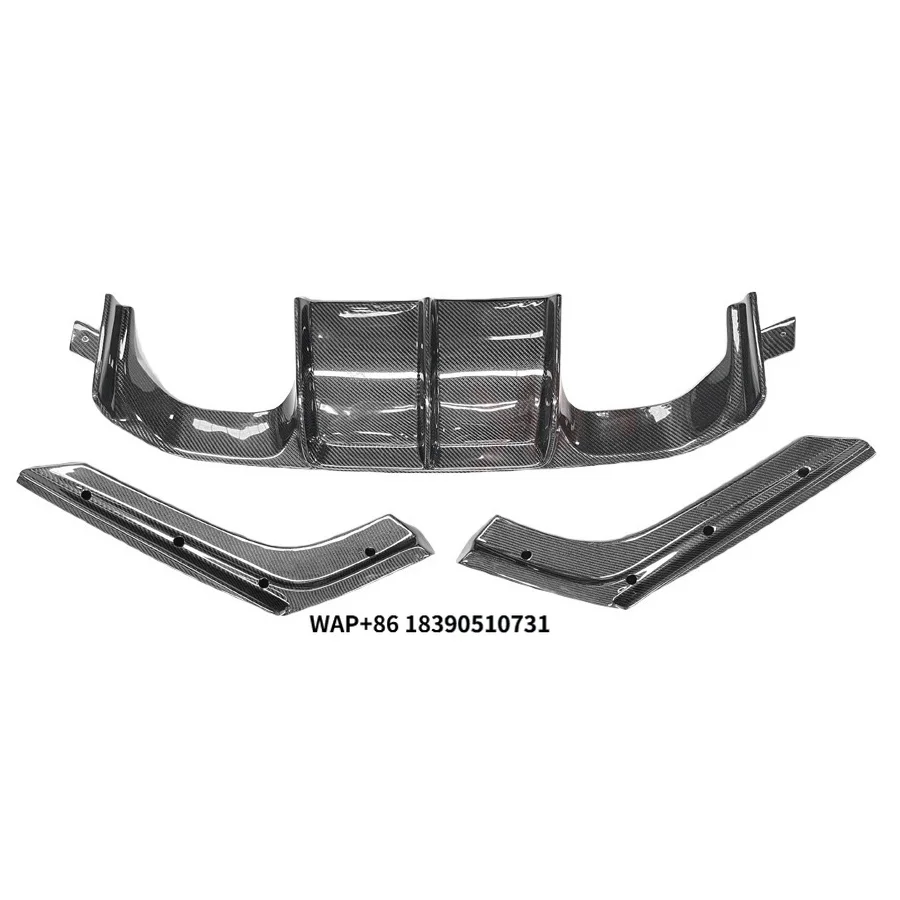 

Suitable for F80 M3 F82 F83 M4 Modification Upgrade Carbon Fiber V Model Rear Lip Rear Corner Diffuser