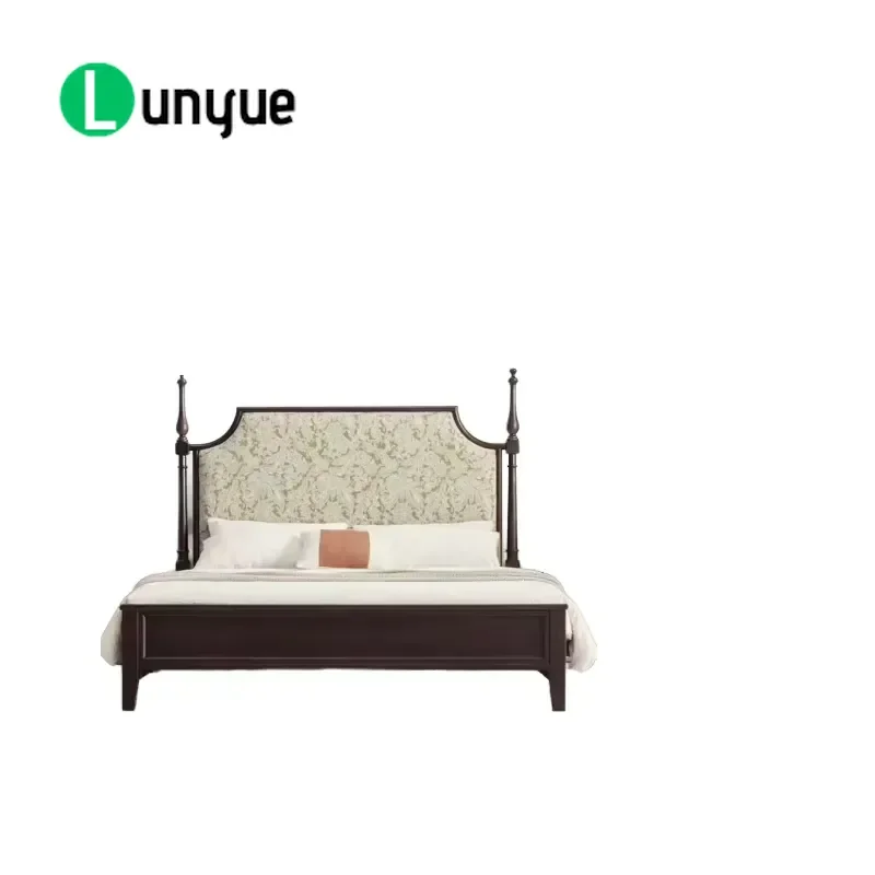 Mid Century Modern Solid Ash Wood Bed Frame Single Large Single Size Soft Upholstered Eco Friendly Durable Comfortable