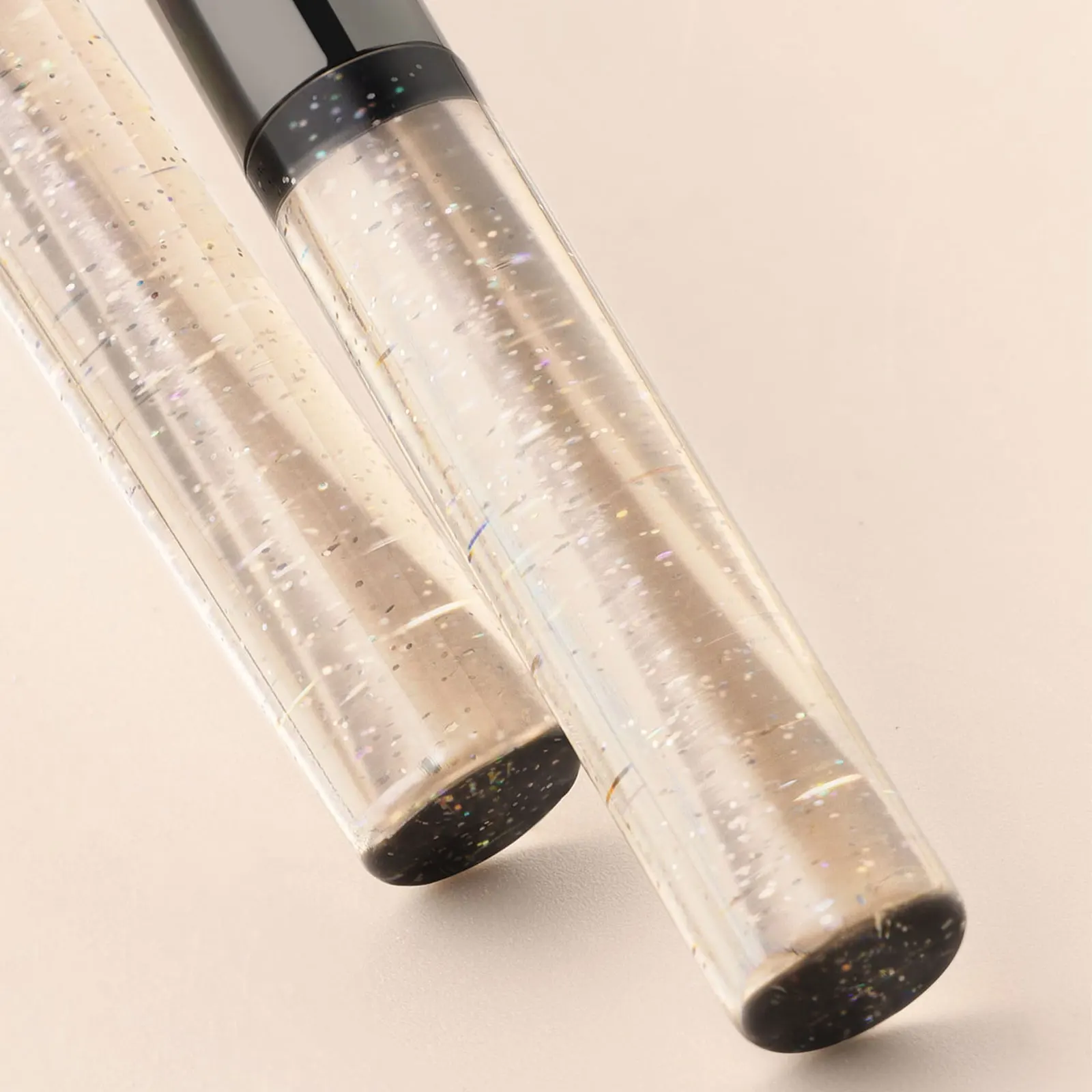 Kuas Blush ON สีดำ2ชิ้น/เซ็ตและ kuas Rias ผสมแก้ม kuas Blush ON kuas Rias peralatan Rias