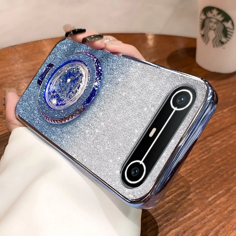 غطاء لامع شفاف مطلي لهاتف Tecno Pova غطاء من السيليكون الناعم الماسي لهاتف Tecno Pova #3