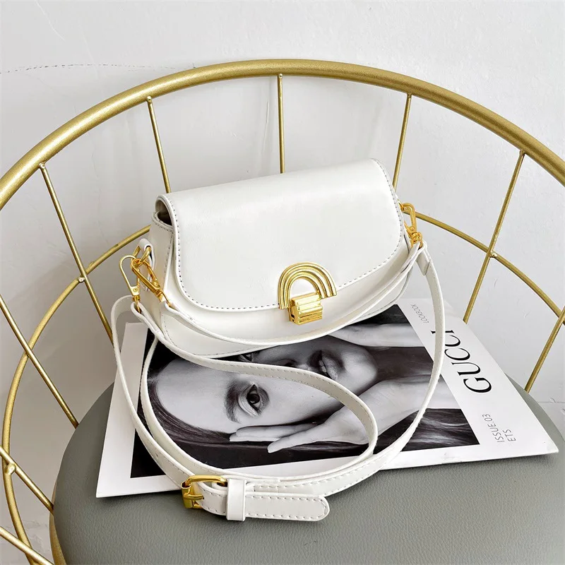 

Versatile 2025 Women’s Shoulder Bag, Casual Saddle Style Crossbody, Multi-functional Convertible for Work, Travel & Daily