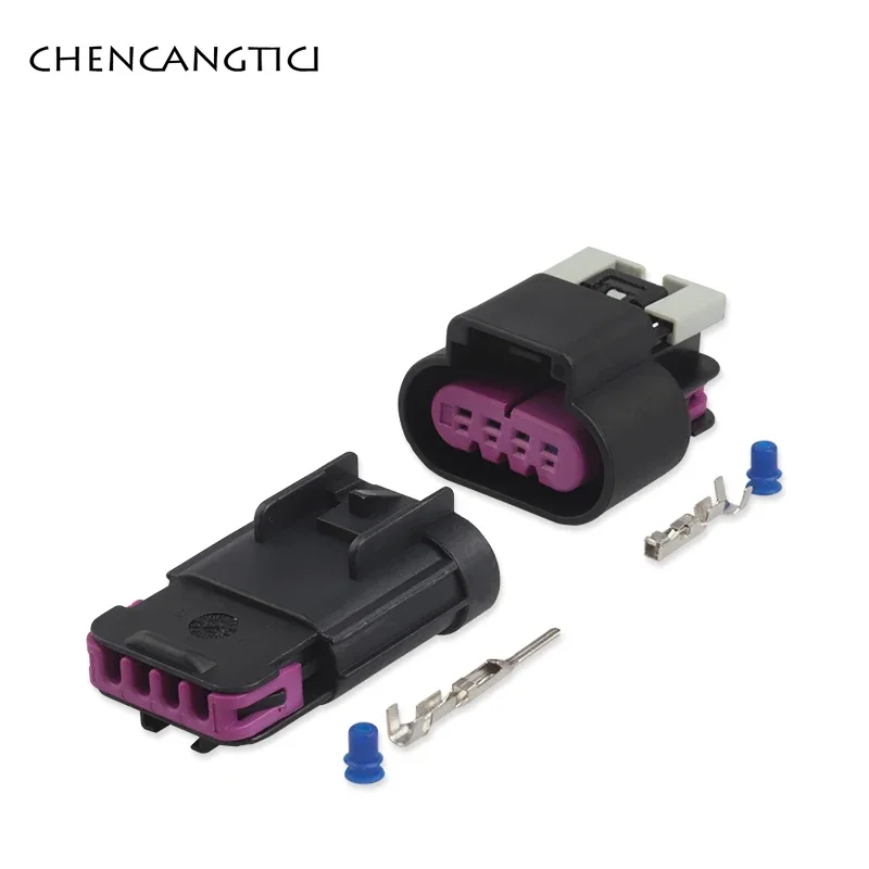 

1 Set 4 Pin Car Waterproof Electric Auto Connector Oxygen Sensor Male Female Plug for Buick Chevrolet 15487756 15487755