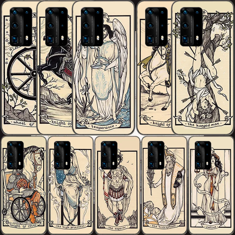 Tarot cards for Halsey HFK Soft Clear Phone Case For Huawei P30 Lite P10 P20 P40 P50 Pro Mate 40 Pro 30 20 10 Lite Cover Silicon