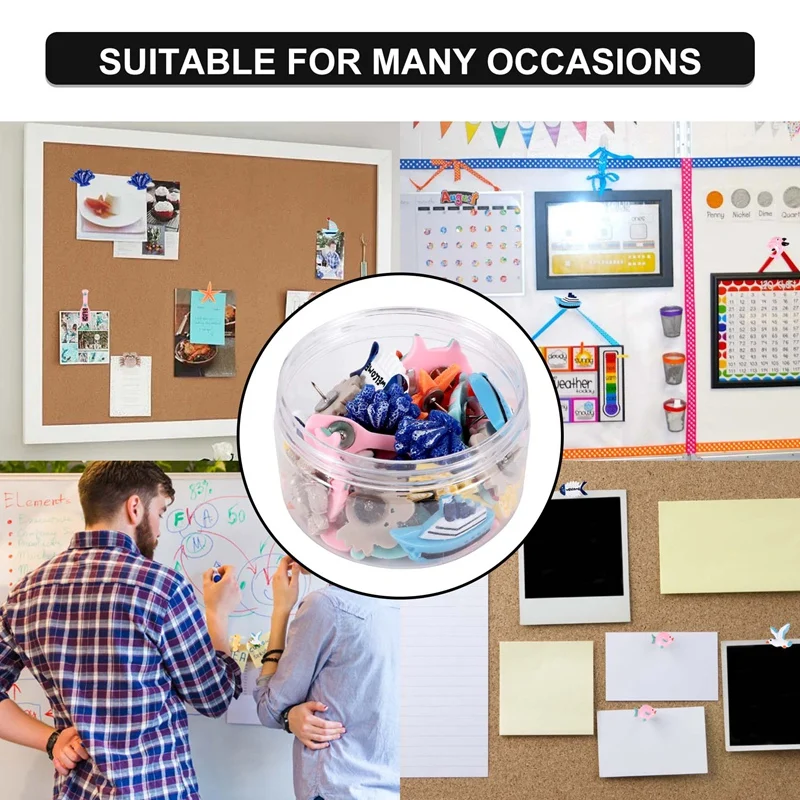 36 ชิ้น Creative Thumbtacks สําหรับ Corkboard, Photo Wall, แผนที่, Bulletin Board, องค์กรสํานักงานหรือตกแต่งบ้าน