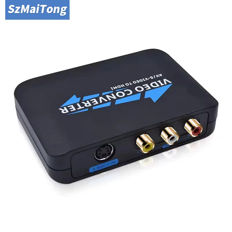 

AV S-Video CVBS Converter AudioHDMI-compatible to S VIDEO+S S VIDEO Composite S VIDEO Switcher Upscaler for DVD VCR PS2 PS3 Xbox