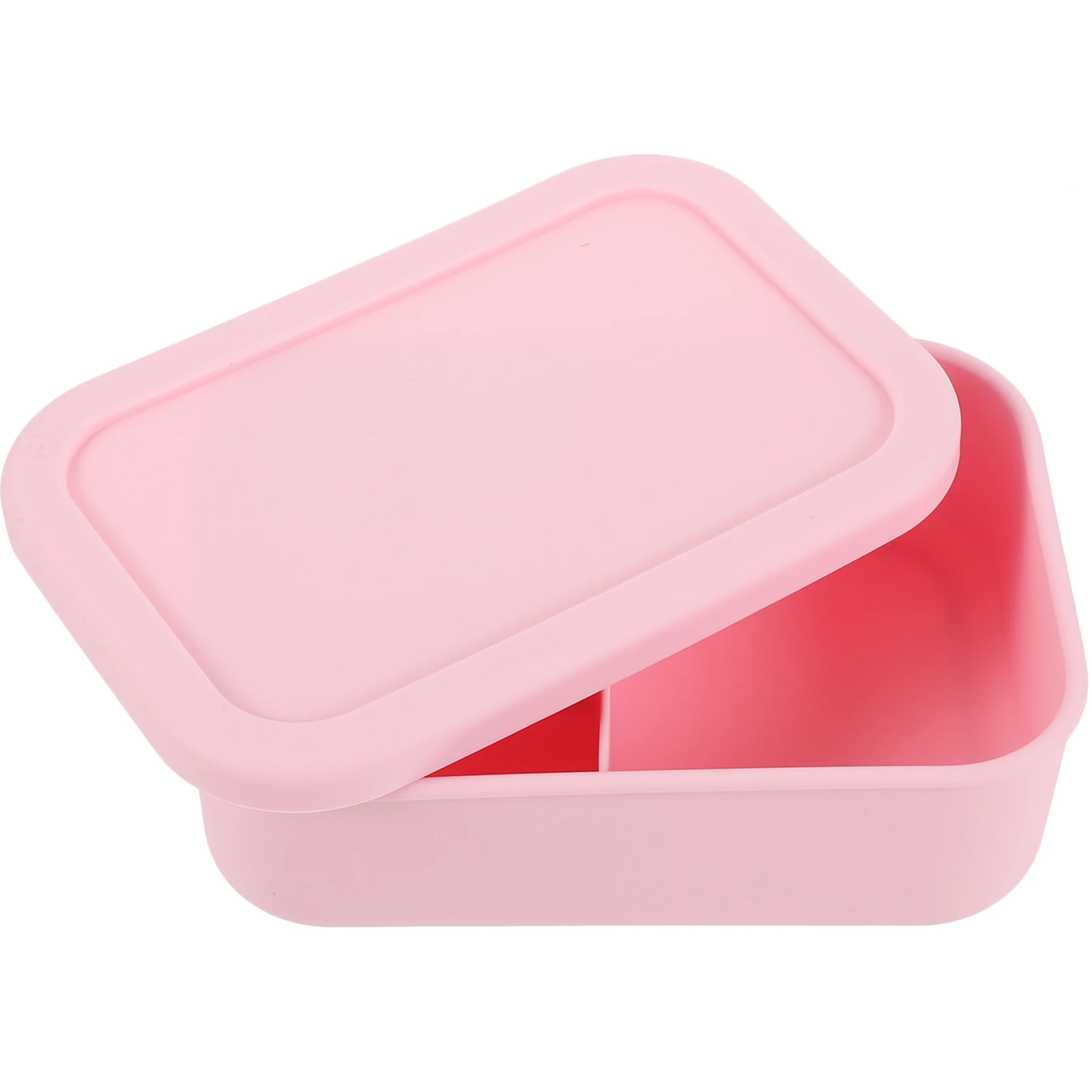 Reusable Silicone Food Container Bento Lunch Box Microwaveable Portable Storage Box For Kids School Office Camping Gift