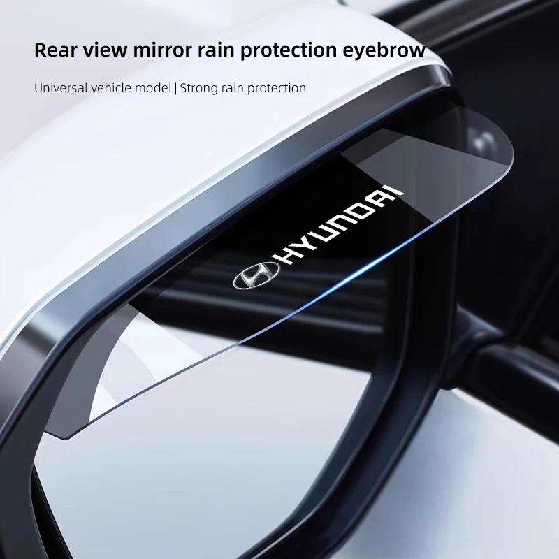 

Автомобильный блок зеркала заднего вида, аксессуары для бровей с дождевой водой для Hyundai Palisade Bayon Tucson Inster NEXO Creta i30 i20 i10 Grandeur
