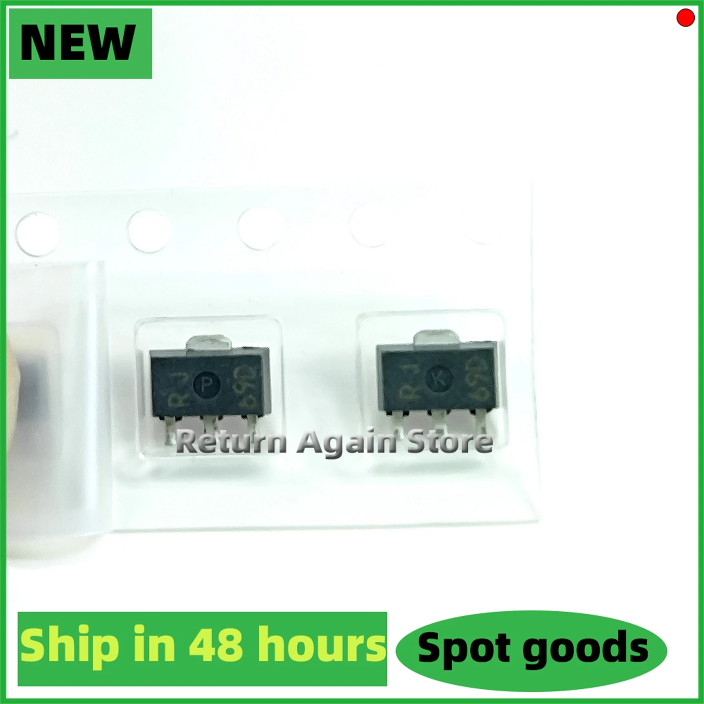 10 pezzi RJ69D Serigrafia RH RJ iniziali SOT89 2SC5209-T111-1J 2SC5209